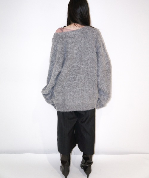 DOUBLE BREASTED MOHAIR LIKE CARDIGAN（カーディガン/ボレロ