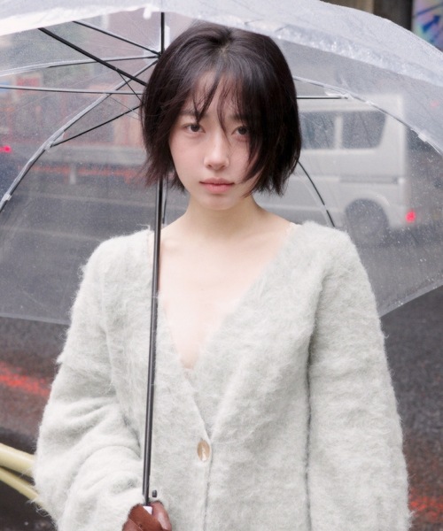 セール】DOUBLE BREASTED MOHAIR LIKE CARDIGAN／モヘアライクダブル