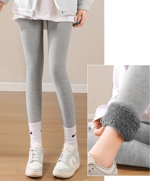 美品 BRIEFING 裏起毛レギンス チャコールグレー Mサイズ セール】裏起毛 もっこもこレギンス（レギンス/スパッツ）｜by LEGNA