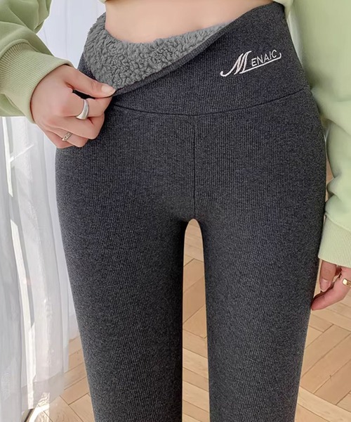 美品 BRIEFING 裏起毛レギンス チャコールグレー Mサイズ セール】裏起毛 もっこもこレギンス（レギンス/スパッツ）｜by LEGNA