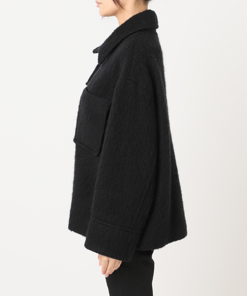JOURNAL STANDARD（ジャーナルスタンダード）の「ループカットシャギージップコート（その他アウター・レディース・タン/ブラック/ブラック系その他・FREE）」の16枚目の写真