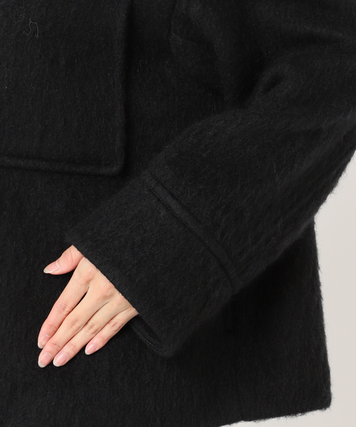 JOURNAL STANDARD（ジャーナルスタンダード）の「ループカットシャギージップコート（その他アウター・レディース・タン/ブラック/ブラック系その他・FREE）」の21枚目の写真