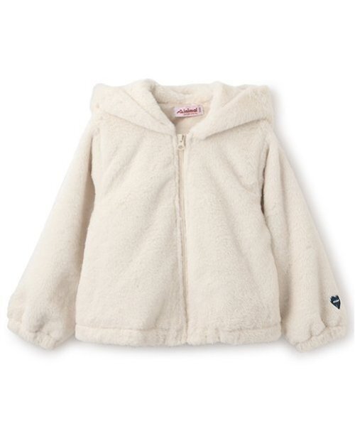 minimal（ミニマル）の「【柔らか】ファーパーカブルゾン（ブルゾン・キッズ・ベージュ/アイボリー・100cm/110cm/120cm/130cm/140cm）」の14枚目の写真