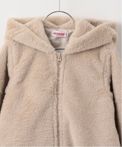 minimal（ミニマル）の「【柔らか】ファーパーカブルゾン（ブルゾン・キッズ・ベージュ/アイボリー・100cm/110cm/120cm/130cm/140cm）」の17枚目の写真