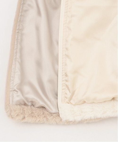 minimal（ミニマル）の「【柔らか】ファーパーカブルゾン（ブルゾン・キッズ・ベージュ/アイボリー・100cm/110cm/120cm/130cm/140cm）」の22枚目の写真