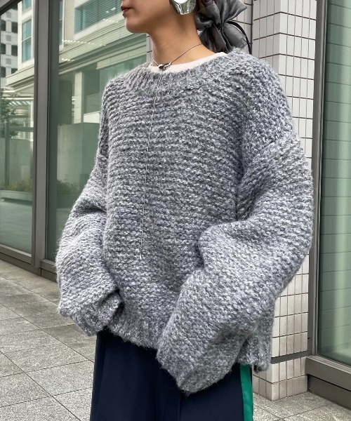 【セール】ローゲージバルキーニット（ニット/セーター）｜AIC.（エーアイシー）