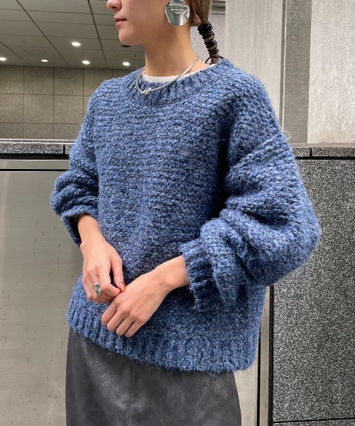 【セール】ローゲージバルキーニット（ニット/セーター）｜AIC.（エーアイシー）