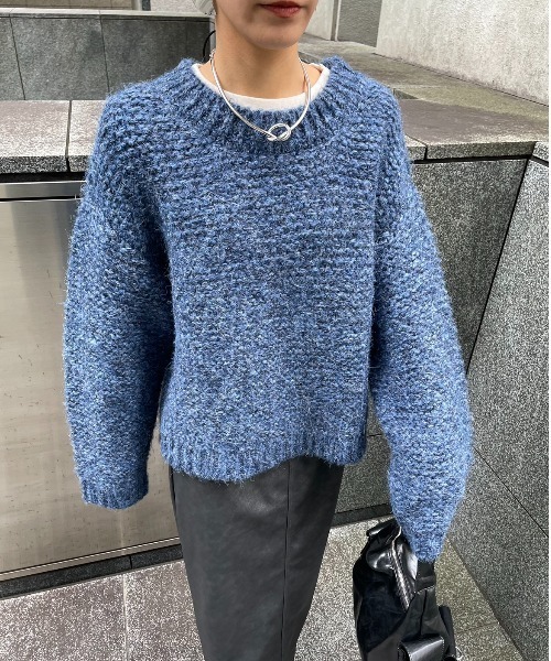 【セール】ローゲージバルキーニット（ニット/セーター）｜AIC.（エーアイシー）