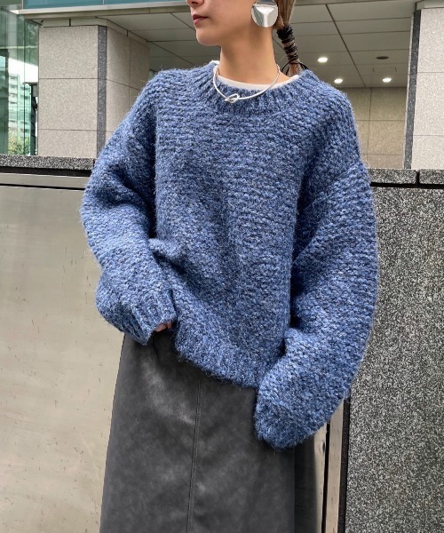 【セール】ローゲージバルキーニット（ニット/セーター）｜AIC.（エーアイシー）