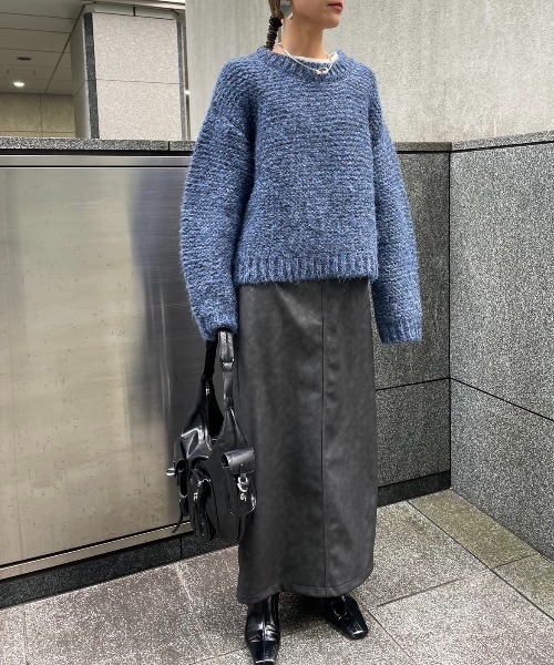 【セール】ローゲージバルキーニット（ニット/セーター）｜AIC.（エーアイシー）