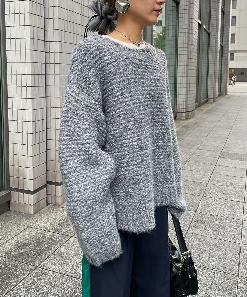【セール】ローゲージバルキーニット（ニット/セーター）｜AIC.（エーアイシー）