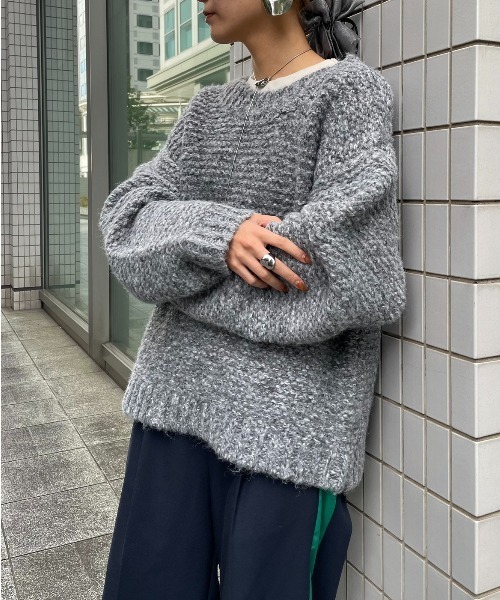 【セール】ローゲージバルキーニット（ニット/セーター）｜AIC.（エーアイシー）