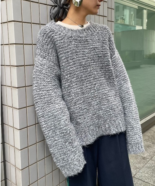 【セール】ローゲージバルキーニット（ニット/セーター）｜AIC.（エーアイシー）