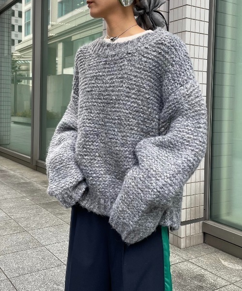 【セール】ローゲージバルキーニット（ニット/セーター）｜AIC.（エーアイシー）