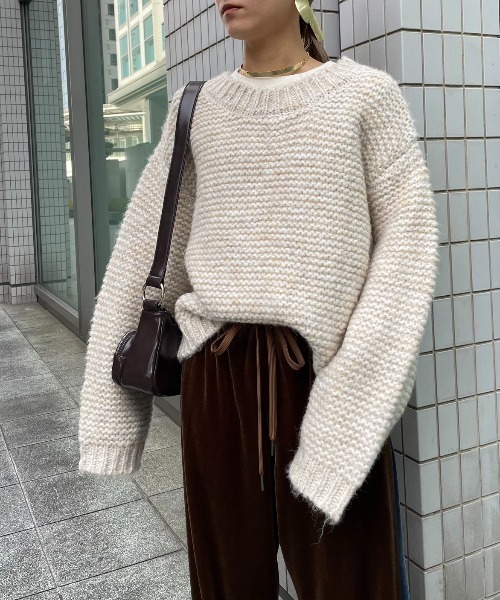 【セール】ローゲージバルキーニット（ニット/セーター）｜AIC.（エーアイシー）