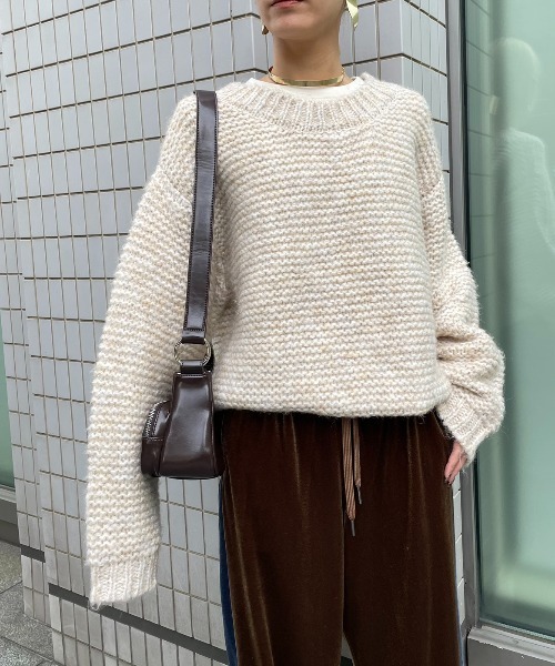 【セール】ローゲージバルキーニット（ニット/セーター）｜AIC.（エーアイシー）