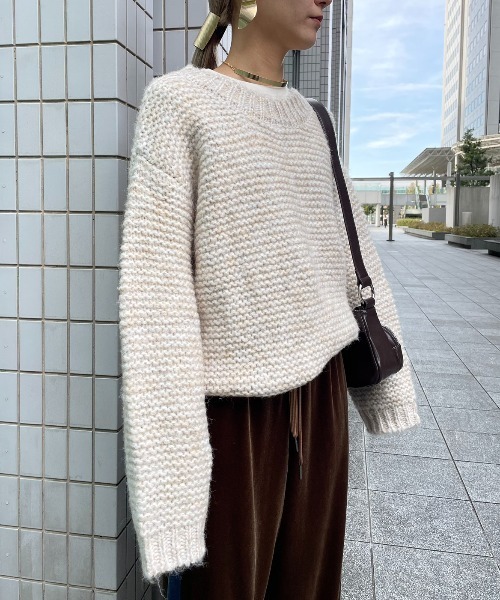 【セール】ローゲージバルキーニット（ニット/セーター）｜AIC.（エーアイシー）