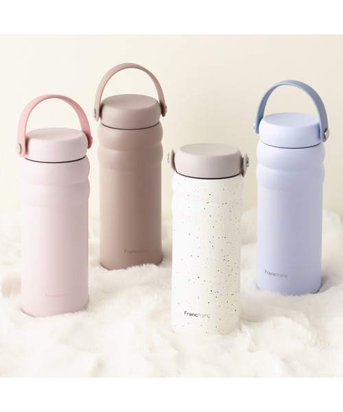 もこもこ ステンレスボトル 480ml ピンク（水筒）｜Francfranc（フラン