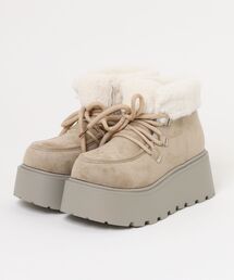 Achic（アシック）の「web限定色追加/厚底シュートムートンブーツ（ブーツ）」