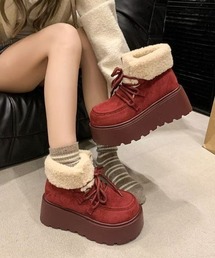 Achic（アシック）の「web限定色追加/厚底シュートムートンブーツ（ブーツ）」