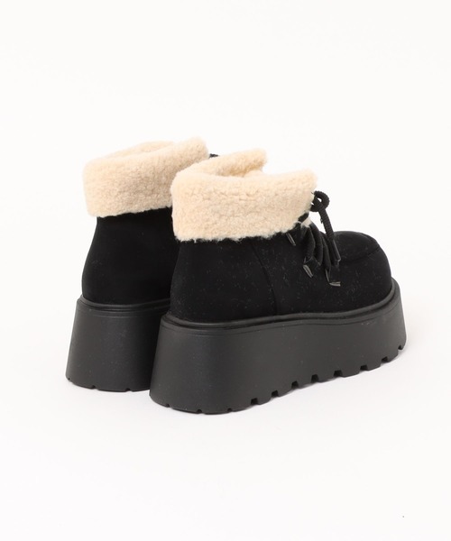 AsRiRe（アスリレイ）の「web限定色追加/厚底シュートムートンブーツ（ブーツ・レディース・ブラウン/ベージュ/ホワイト/ブラック/レッド/オートミール・S/M/L/XS）」の21枚目の写真