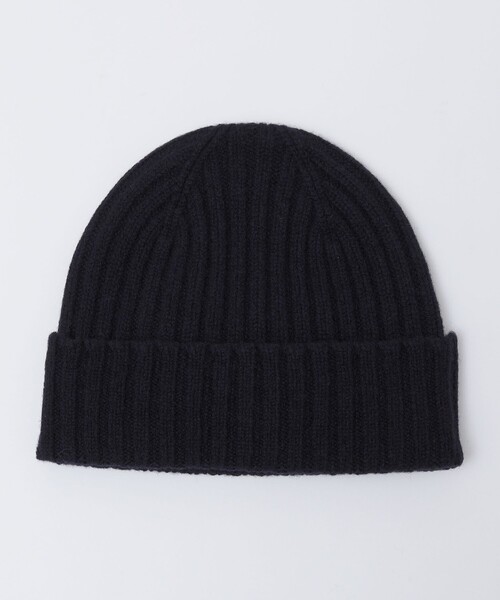 SHIPS（シップス）の「MACKIE: リブ ニット キャップ（ニットキャップ/ビーニー・メンズ・ライトブルー/ベージュ/ネイビー・ONE SIZE）」の3枚目の写真