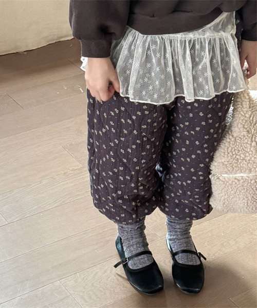 aimoha（アイモハ）の「【aimoha-KIDS-】中綿キルトパンツ（その他パンツ・キッズ・オフホワイト/ダークグレー・80/90/100/110/120/130）」の10枚目の写真