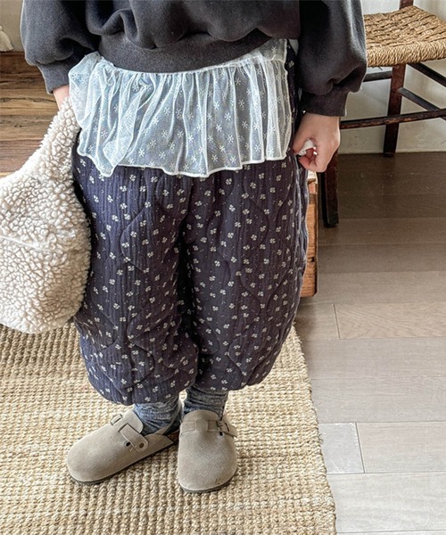 aimoha（アイモハ）の「【aimoha-KIDS-】中綿キルトパンツ（その他パンツ・キッズ・オフホワイト/ダークグレー・80/90/100/110/120/130）」の11枚目の写真