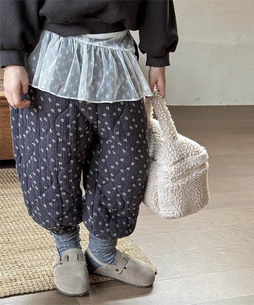 aimoha（アイモハ）の「【aimoha-KIDS-】中綿キルトパンツ（その他パンツ・キッズ・オフホワイト/ダークグレー・80/90/100/110/120/130）」の12枚目の写真