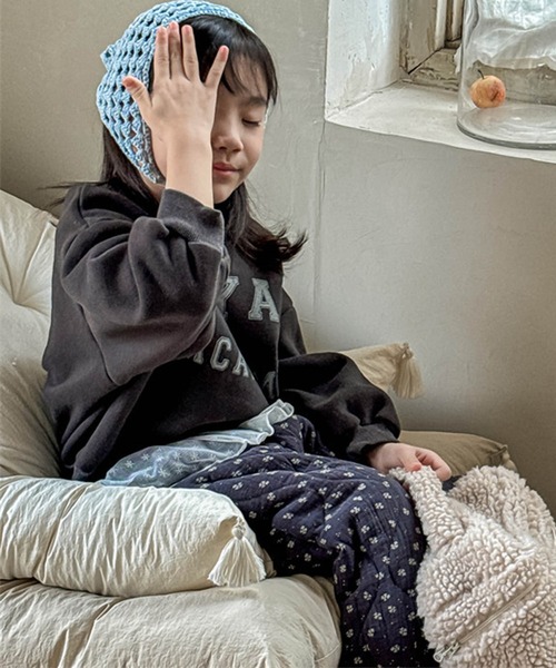 aimoha（アイモハ）の「【aimoha-KIDS-】中綿キルトパンツ（その他パンツ・キッズ・オフホワイト/ダークグレー・80/90/100/110/120/130）」の14枚目の写真