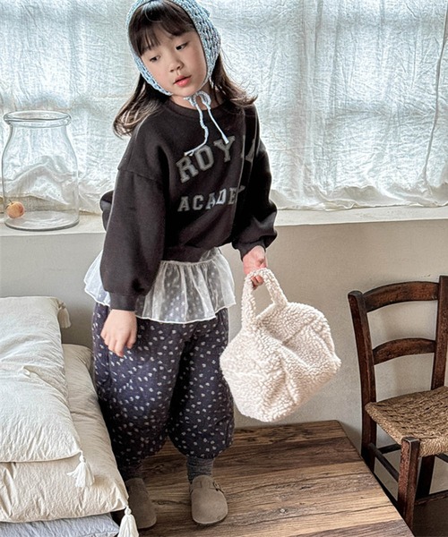 aimoha（アイモハ）の「【aimoha-KIDS-】中綿キルトパンツ（その他パンツ・キッズ・オフホワイト/ダークグレー・80/90/100/110/120/130）」の17枚目の写真