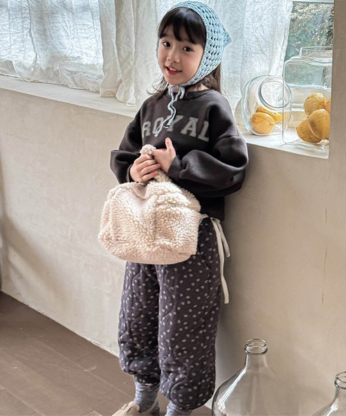 aimoha（アイモハ）の「【aimoha-KIDS-】中綿キルトパンツ（その他パンツ・キッズ・オフホワイト/ダークグレー・80/90/100/110/120/130）」の18枚目の写真