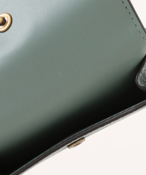 COACH（コーチ）の「ミニ トライフォールド ウォレット（財布・レディース・グリーン系その他・ONE）」の8枚目の写真
