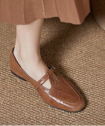 NiiNa（ニーナ）の「【NiiNa】【高品質牛革】ラインストーン付きバックルデザインパンプス（パンプス）」