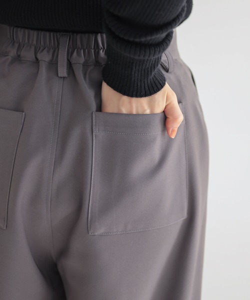 『カーブツイルパンツ』（スラックス）｜n'OrLABEL（ノアールレーベル）