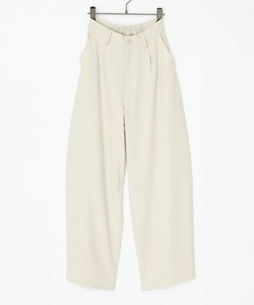 『カーブツイルパンツ』（スラックス）｜n'OrLABEL（ノアールレーベル）