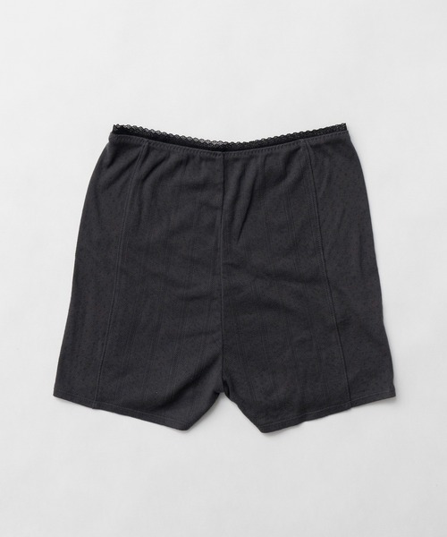 PRANK PROJECT（プランクプロジェクト）の「アイレットレースショーツ / Eyelet lace Shorts（ショーツ・レディース・ホワイト/チャコールグレー・FREE）」の12枚目の写真