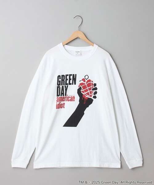 coen(コーエン)の「GREEN DAY / ROCK STANLEY(ロックスタンレー)別注ロングスリーブTシャツ(Tシャツ/カットソー・レディース・オフホワイト/ダークグレー・M/L)」の16枚目の写真