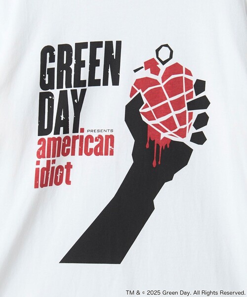 coen(コーエン)の「GREEN DAY / ROCK STANLEY(ロックスタンレー)別注ロングスリーブTシャツ(Tシャツ/カットソー・レディース・オフホワイト/ダークグレー・M/L)」の21枚目の写真