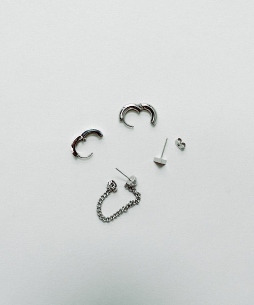 cii（シー）の「earring 1st（ピアス（片耳用）・メンズ・シルバー・FREE）」の4枚目の写真