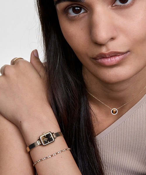 Daniel Wellington(ダニエルウェリントン)の「Classic Tennis Bracelet Honey Combo ローズゴールド/シルバー/ゴールド(ブレスレット・レディース・ピンクゴールド/イエローゴールド/シルバー・ONE SIZE)」の4枚目の写真