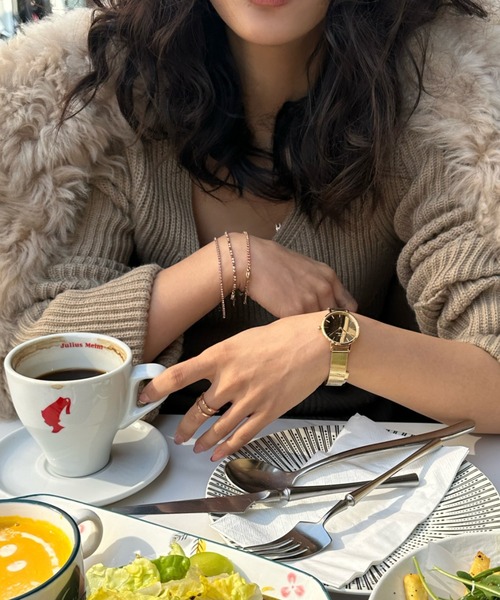 Daniel Wellington(ダニエルウェリントン)の「Classic Tennis Bracelet Honey Combo ローズゴールド/シルバー/ゴールド(ブレスレット・レディース・ピンクゴールド/イエローゴールド/シルバー・ONE SIZE)」の18枚目の写真