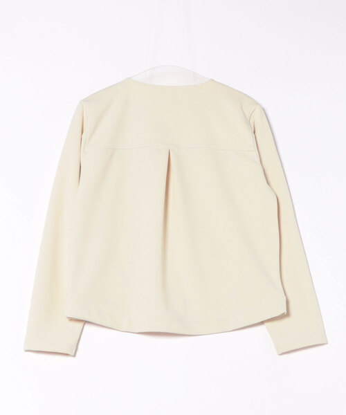 Arnold Palmer（アーノルドパーマー）の「ノーカラー ライトジャケット（ノーカラージャケット・レディース・ベージュ/ライトベージュ/ブラック・M/L/S）」の22枚目の写真