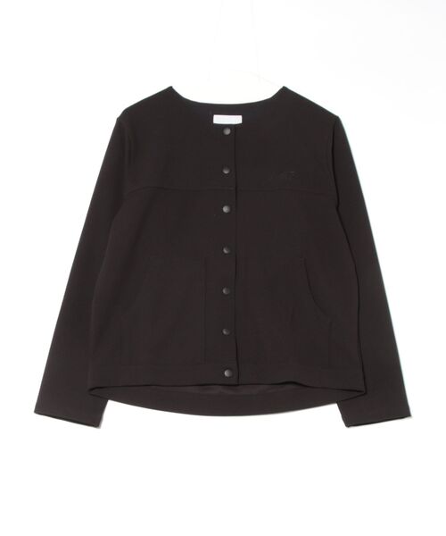 Arnold Palmer（アーノルドパーマー）の「ノーカラー ライトジャケット（ノーカラージャケット・レディース・ベージュ/ライトベージュ/ブラック・M/L/S）」の20枚目の写真