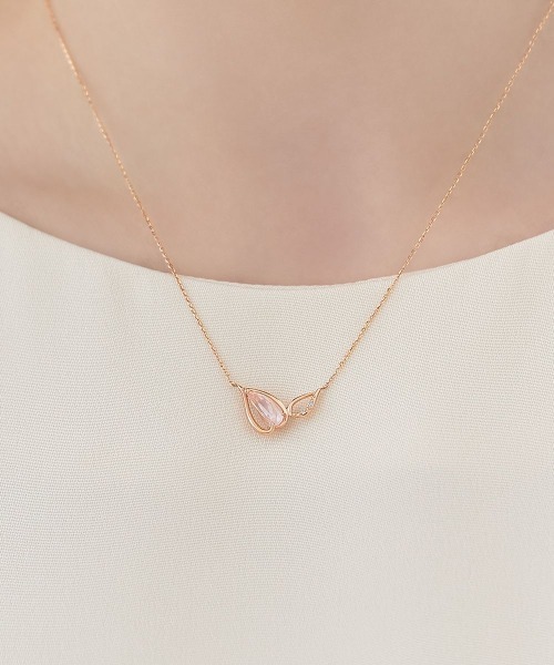 【SAKURA Collection】K10ピンクゴールド ネックレス ヨンドシー 4℃ 【Sakura Collection】K10ピンクゴールド