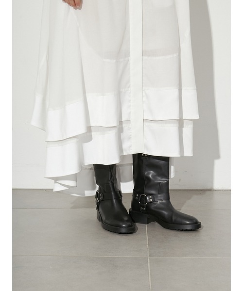 styling/（スタイリング）の「ヘムフレア2WAYシャツワンピース（ワンピース・レディース・ホワイト/サックスブルー/ベージュ・1/0）」の8枚目の写真