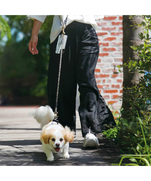 POST GENERAL(ポストジェネラル)の「ドッグスフォーピース / DOGS FOR PEACE ショルダークライミングロープ2WAYリーシュ(リード/ハーネス/首輪・レディース・カーキ/グレー/オレンジ/ブラック・FREE)」の6枚目の写真