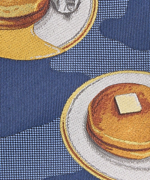 giraffe（ジラフ）の「TREATMEタイ（丸福珈琲店ホットケーキ）NAVY（ネクタイ・メンズ・ネイビー・FREE）」の3枚目の写真