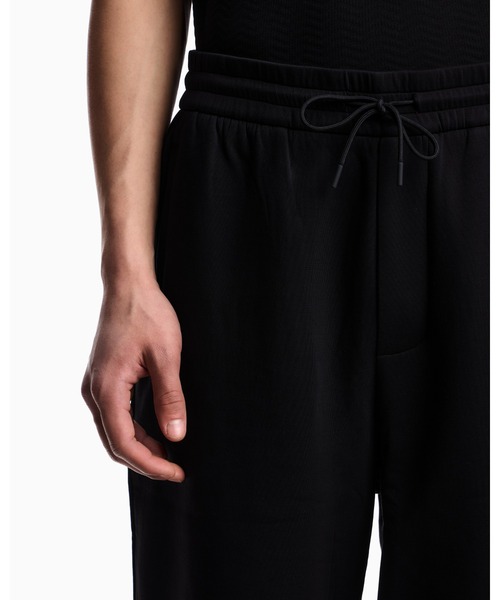 EMPORIO ARMANI（エンポリオアルマーニ）の「【エンポリオ アルマーニ】ドローストリング ジョガーパンツ ダブルジャージー（スウェットパンツ・メンズ・ブラック/グレイッシュベージュ・X-LARGE/X-SMALL/SMALL/MEDIUM/LARGE/XX-LARGE/XX-SMALL）」の6枚目の写真