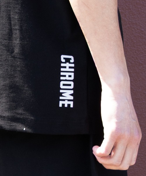 CHROME(クローム)の「CHROME/クローム Tシャツ 遮熱機能 冷感 JP247(Tシャツ/カットソー・メンズ・ブラック/ホワイト・M/L/XL)」の4枚目の写真
